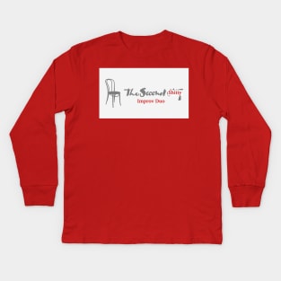 Second $h!tty Improv Duo Design Kids Long Sleeve T-Shirt